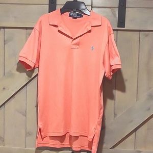 Headed to a WarmerClimate?Vintage Shirt by Polo Sport by Ralf Lauren in Peach